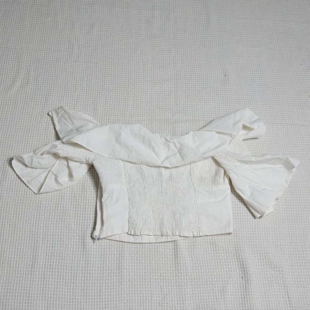 BRAND NEW LIMITED EDITION ZARA RUFFLE CROP TOP FOR SUMMER - Picture 5 of 9